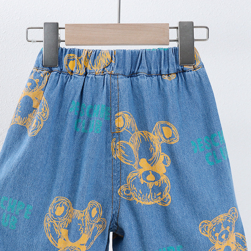 Little Captain’s Denim Set