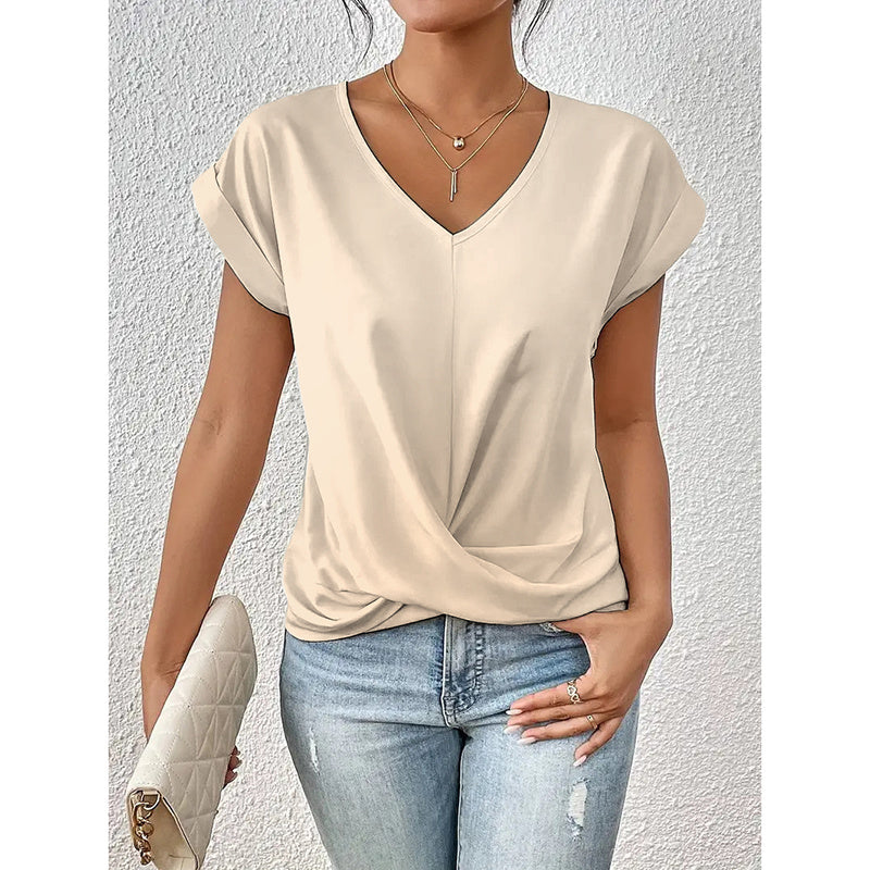 Everyday Ease™ Casual V-Neck Top