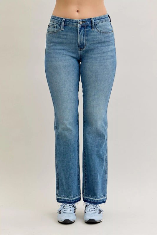 Judy Blue Full Size Mid Rise Slim Bootcut