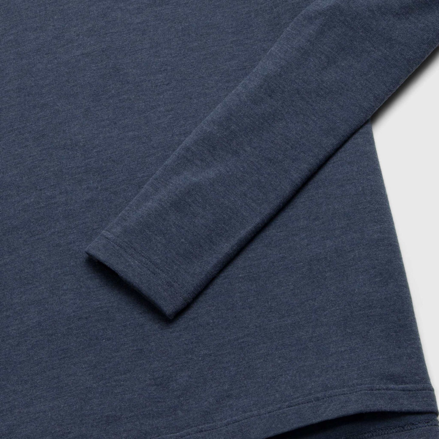 Sean Ultra Soft Classic Henley - Navy Heather - The Dock Drop