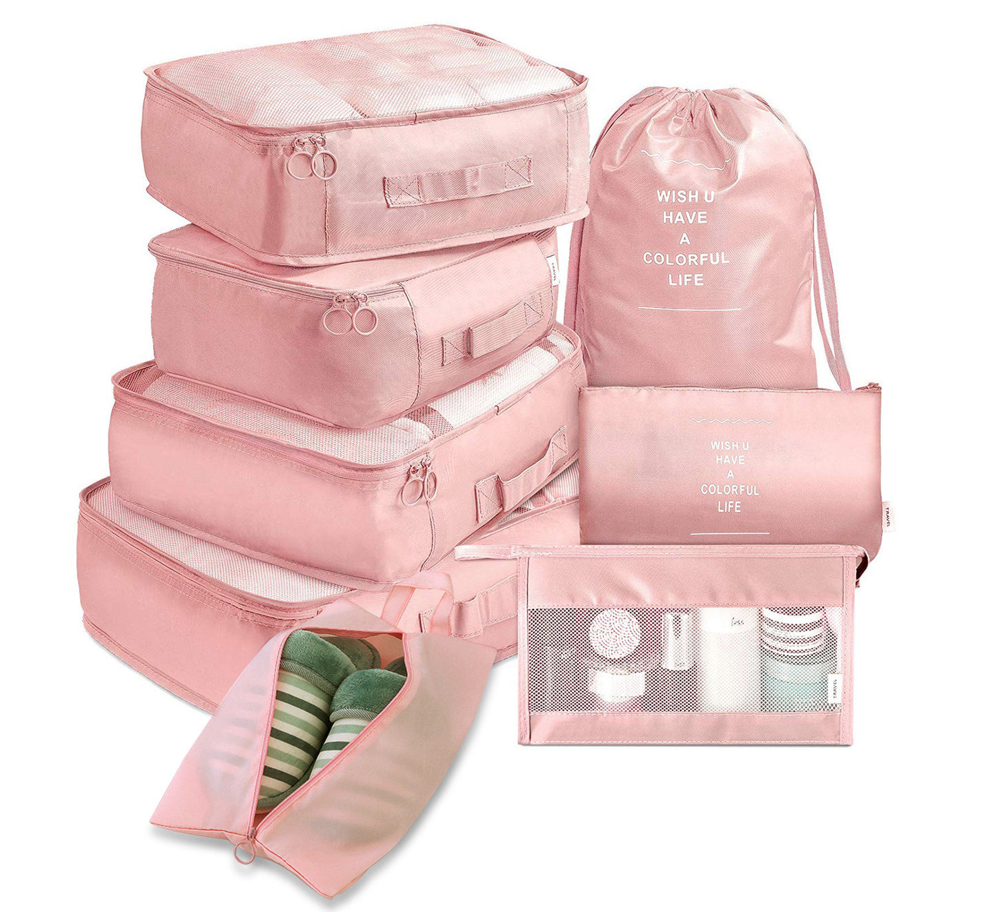 Seafarer Packing Cube Set – 5-Piece Travel Organizer