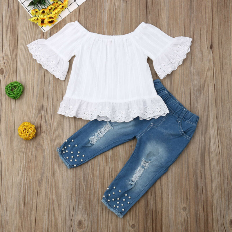 Mini Maverick Denim Set