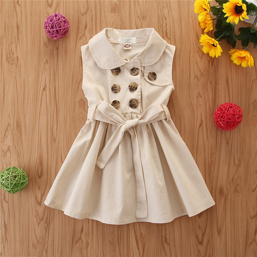 Little Voyager Button-Up Dress
