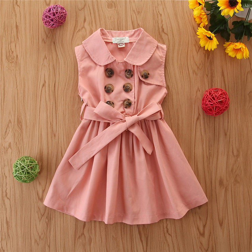 Little Voyager Button-Up Dress