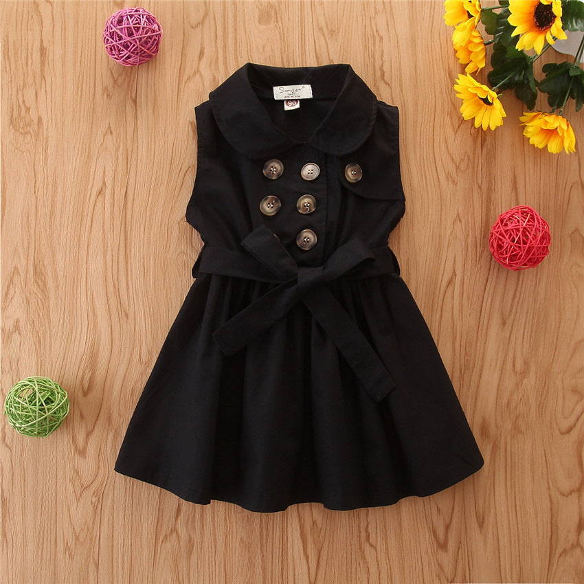 Little Voyager Button-Up Dress