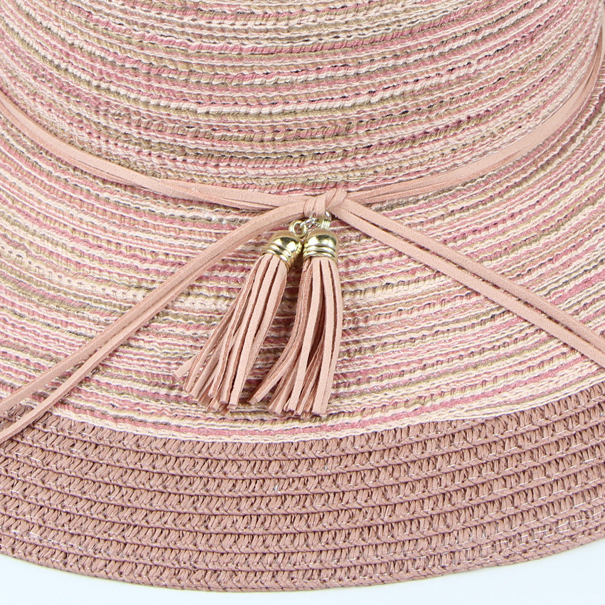 Wide Brim Summer Sun Hat with Bow Accent