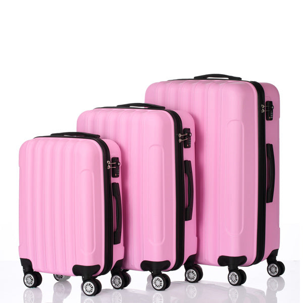 Blush Voyage 3-Piece Luggage Set