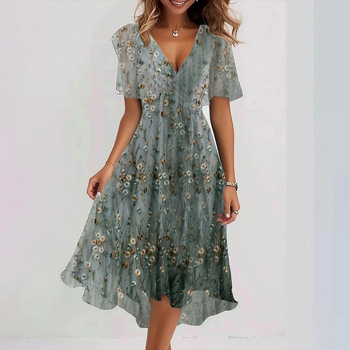 Sea Breeze Chiffon Dress™