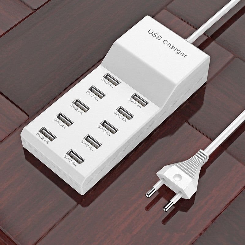 Multi-Port USB Charger – 8 Devices, One Outlet