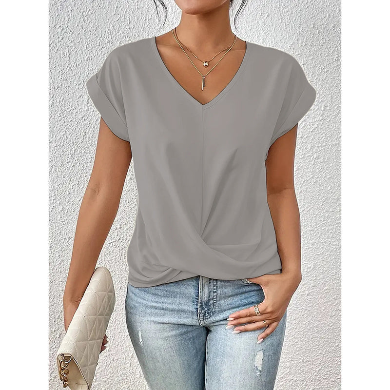 Everyday Ease™ Casual V-Neck Top