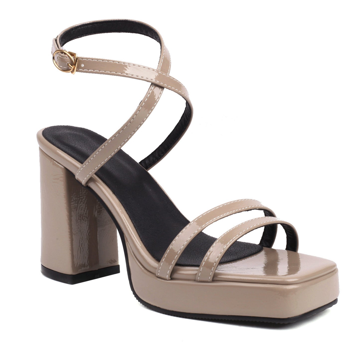 Radiant Voyage Strappy Block Heel Sandals