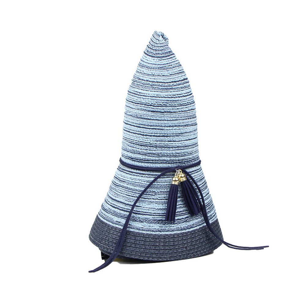 Wide Brim Summer Sun Hat with Bow Accent