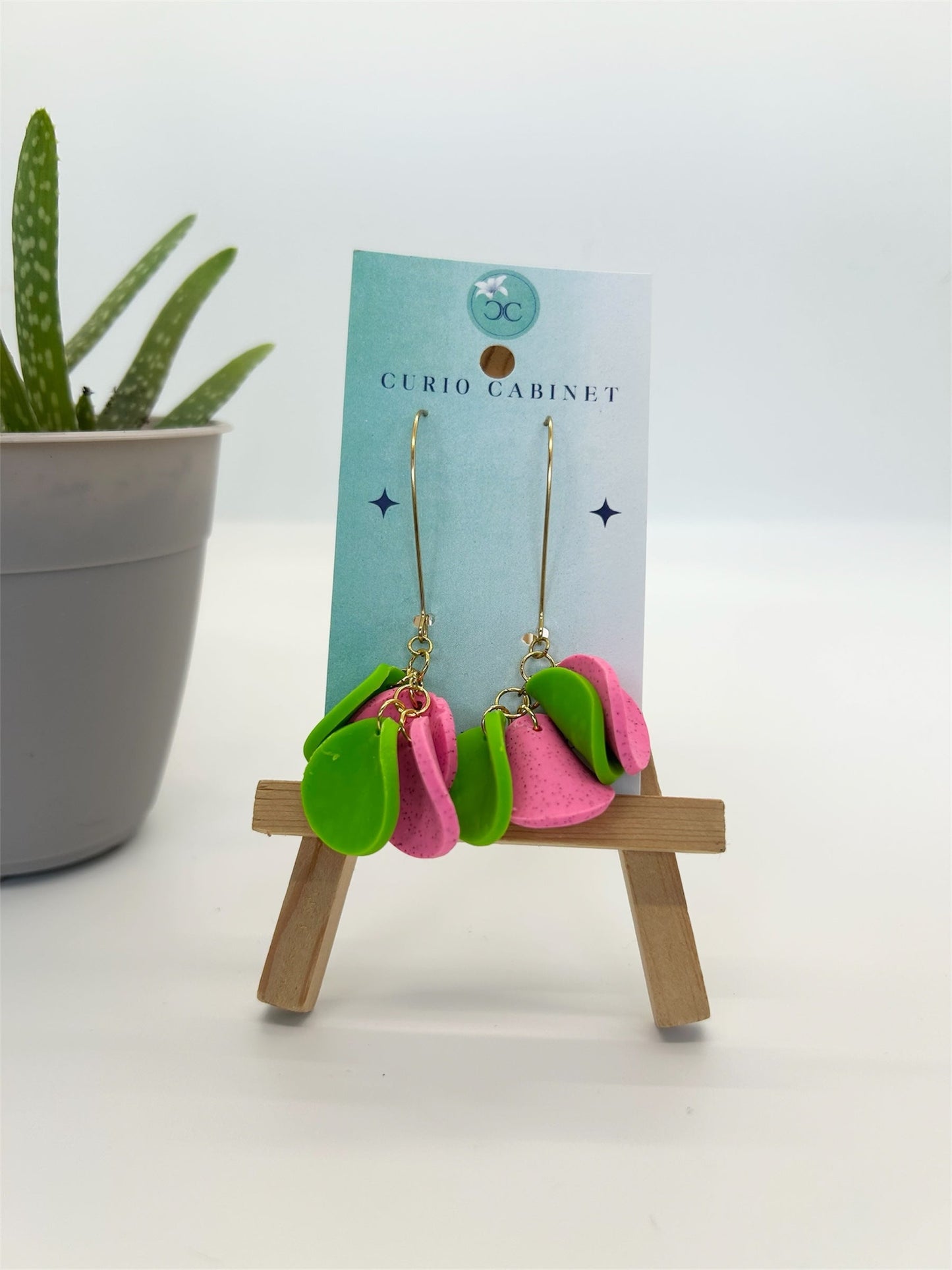 Petal Passion - Polymer Clay Earrings - The Dock Drop