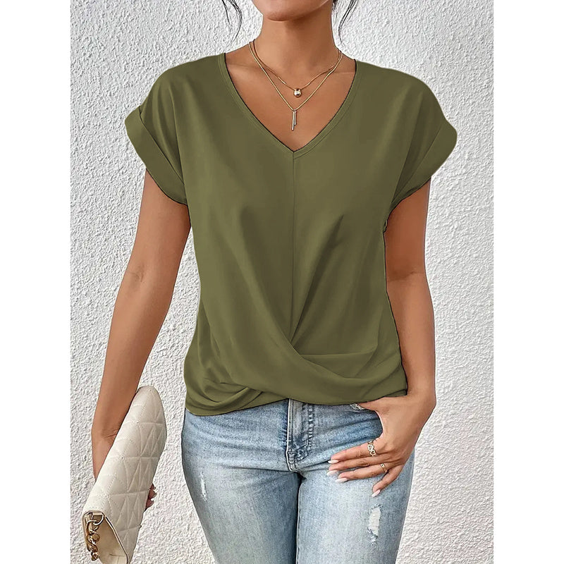 Everyday Ease™ Casual V-Neck Top