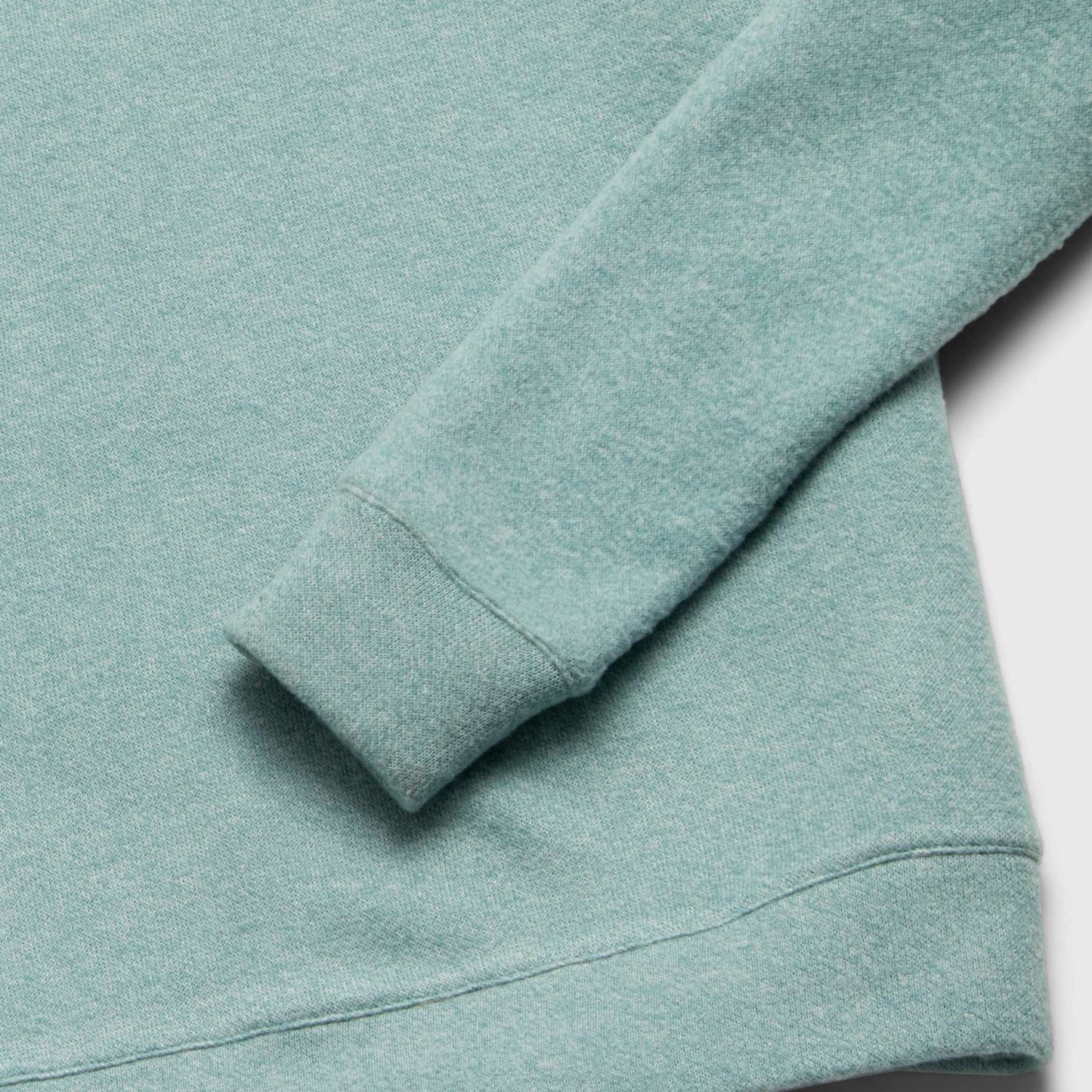 Butch Cashmist Crewneck - Aqua Heather - The Dock Drop