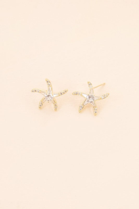 Starfish Stud Earrings