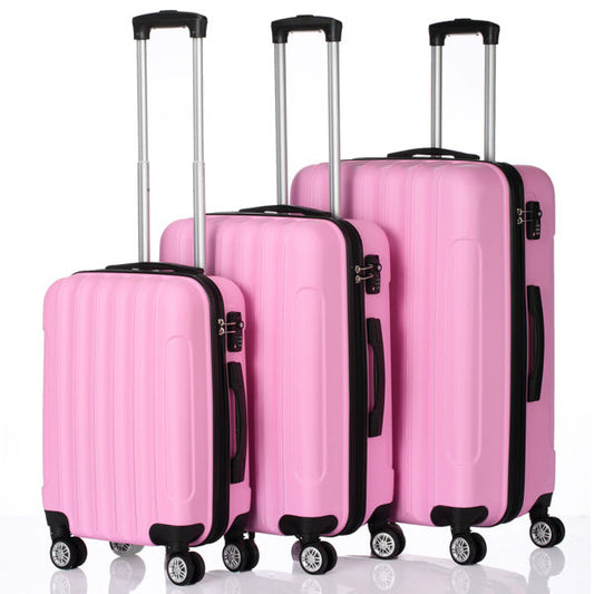 Blush Voyage 3-Piece Luggage Set - The Dock Drop