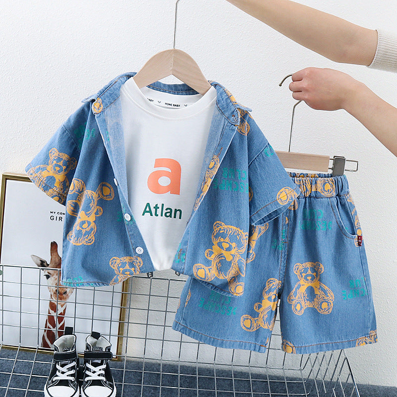 Little Captain’s Denim Set