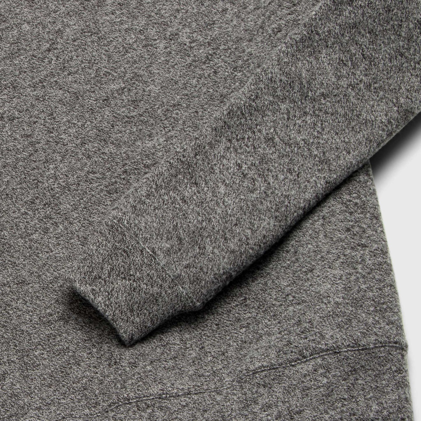 Butch Cashmist Crewneck - Charcoal Heather - The Dock Drop