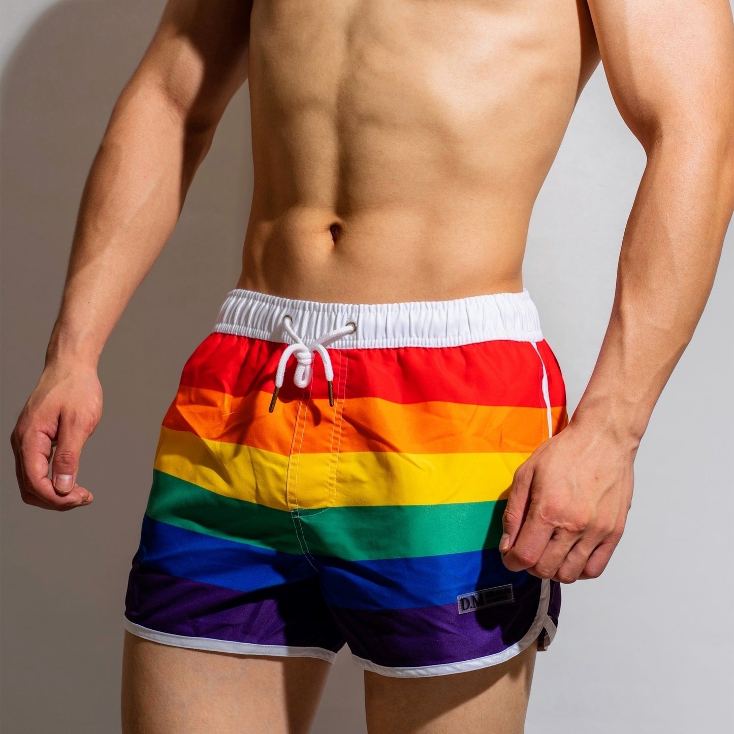 PrideWave™ Men’s Rainbow Swim Trunks