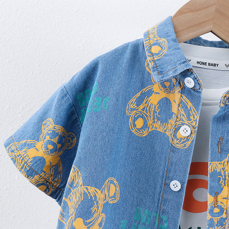 Little Captain’s Denim Set