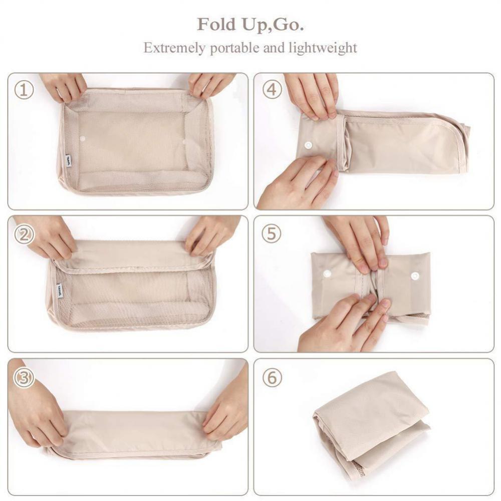 Seafarer Packing Cube Set – 5-Piece Travel Organizer