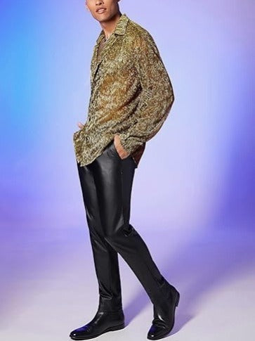Men’s Printed Long Sleeve Shirt – Bold Resort Style