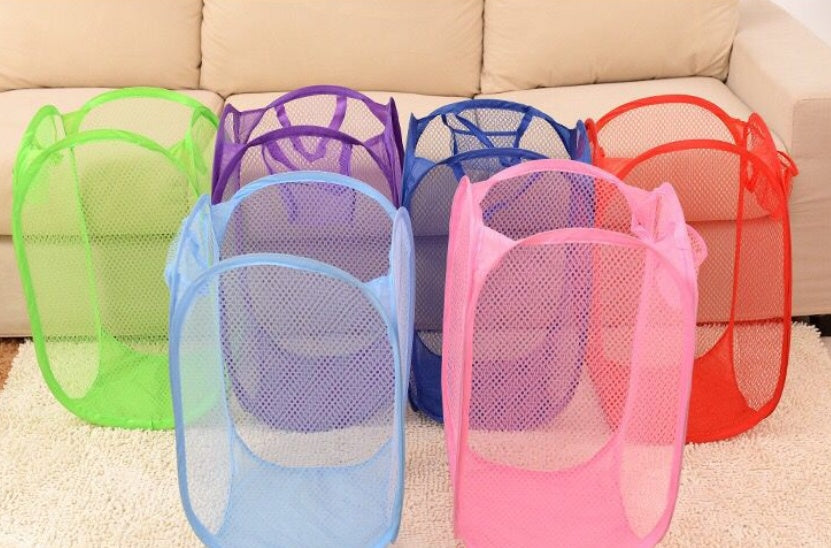 QuickFold™ Pop-Up Mesh Laundry Hamper
