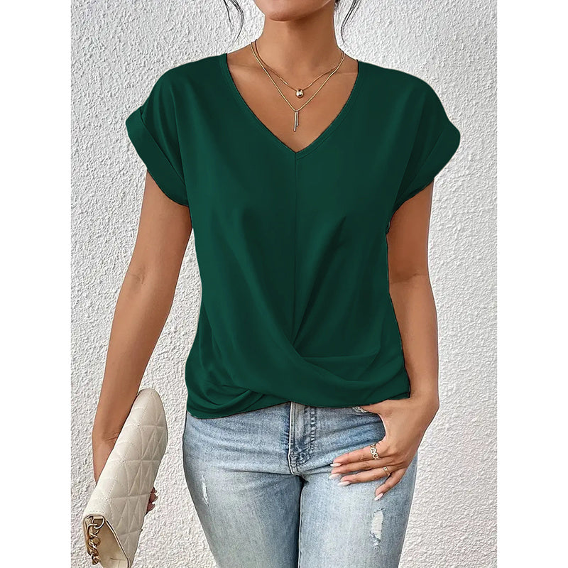 Everyday Ease™ Casual V-Neck Top