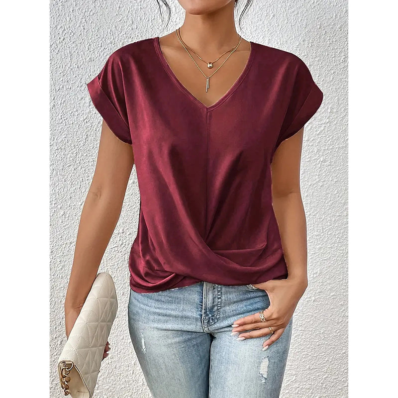 Everyday Ease™ Casual V-Neck Top