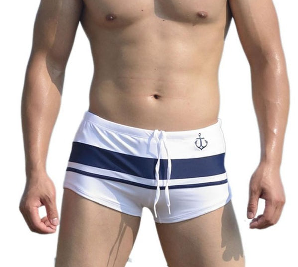 Nautical Edge – Men’s Anchor Swim Shorts
