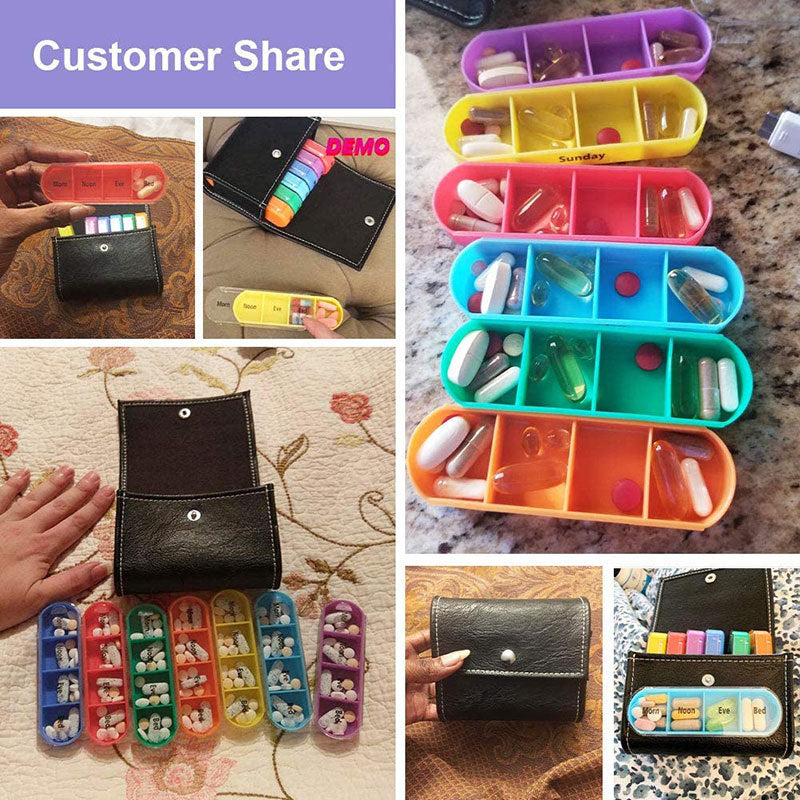 Chic Weekly Pill Organizer Case