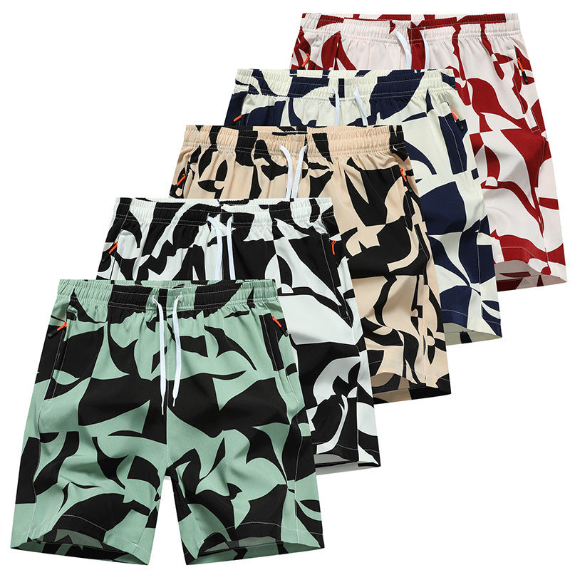 Tide Breaker Men’s Printed Beach Shorts