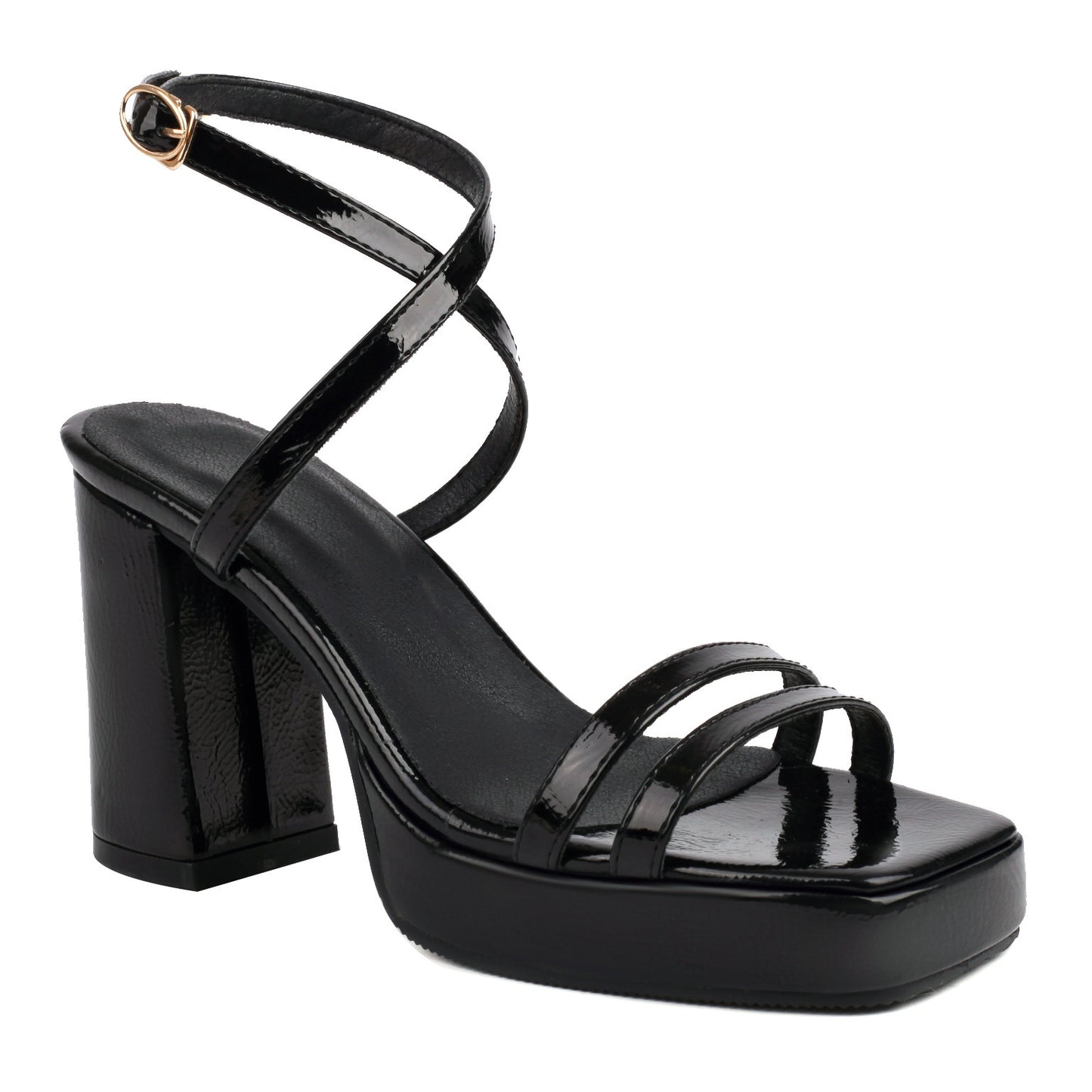 Radiant Voyage Strappy Block Heel Sandals
