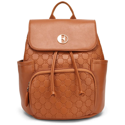 Compass 10L Vegan Leather Monogram Mini Backpack - The Dock Drop