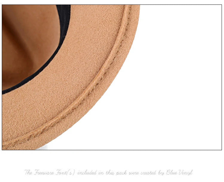Men’s Wool Fedora Hat – Warm, Classic Winter Style