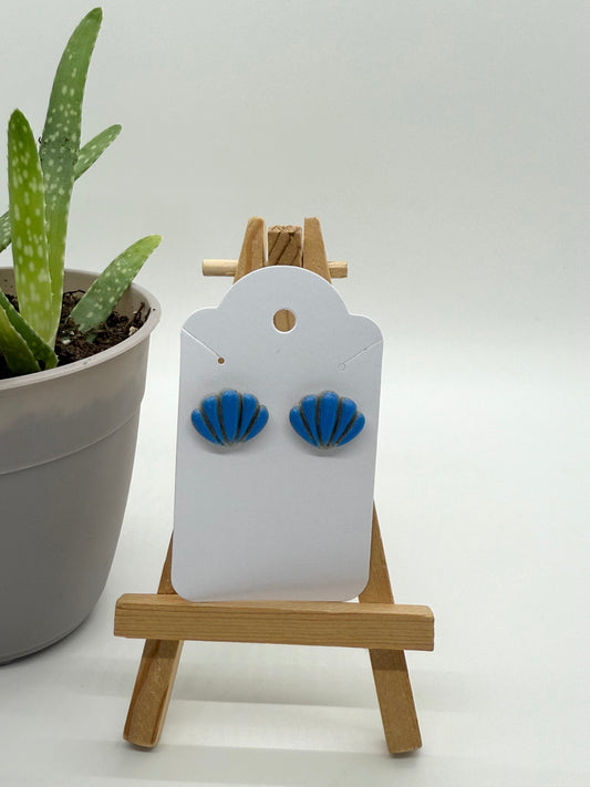 Simply Shells - Polymer Clay Studs - The Dock Drop