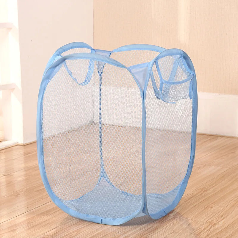 Collapsible Mesh Laundry Hamper – Cruise Cabin Essential