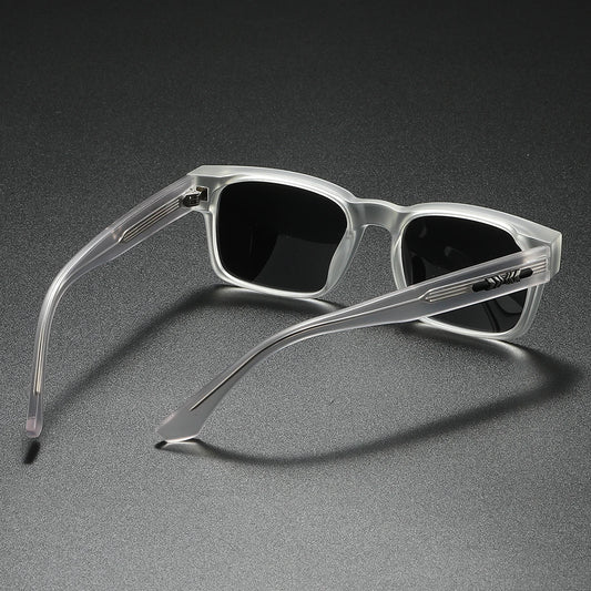 Classic Square Polarized Sunglasses – UV400 Unisex Travel Shades