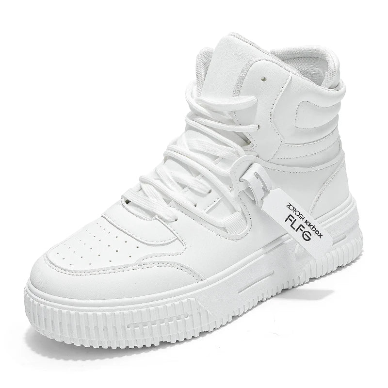 Men’s High-Top Skate Sneakers – Non-Slip, Padded Ankle Support