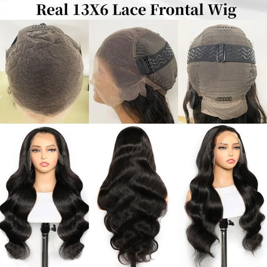 Body Wave HD Lace Front Wig – Glueless Pre-Plucked Human Hair