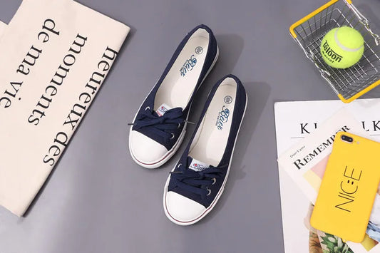 Canvas Slip-On Sneakers for Women & Teens | Lightweight, Low Profile