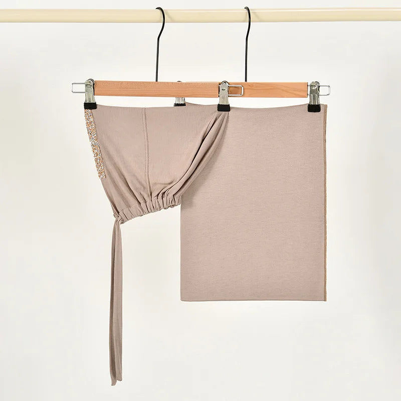 Women’s Lightweight Jersey Hijab Scarf – Breathable, Soft Stretch - The Dock Drop