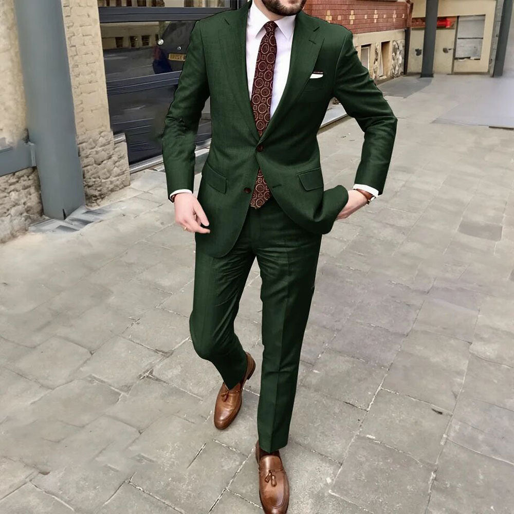 Executive Harbor Slim-Fit Suit Set