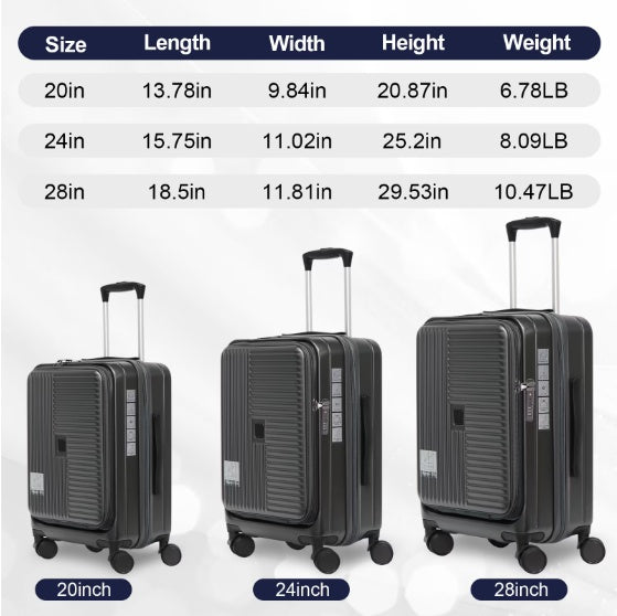 Harbor Glide 4-Piece Luggage Set