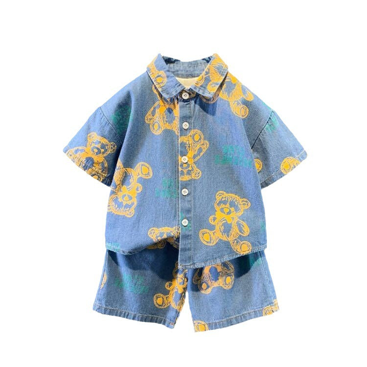 Little Captain’s Denim Set