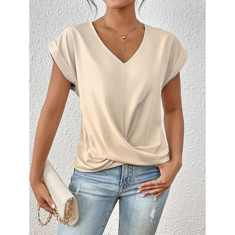 Everyday Ease™ Casual V-Neck Top