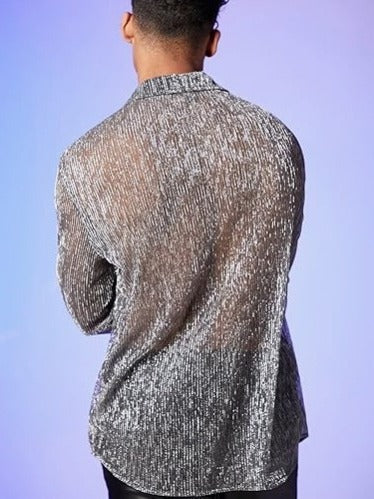 Men’s Printed Long Sleeve Shirt – Bold Resort Style