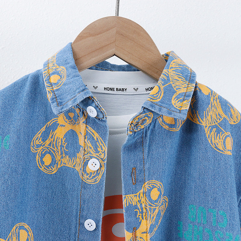 Little Captain’s Denim Set