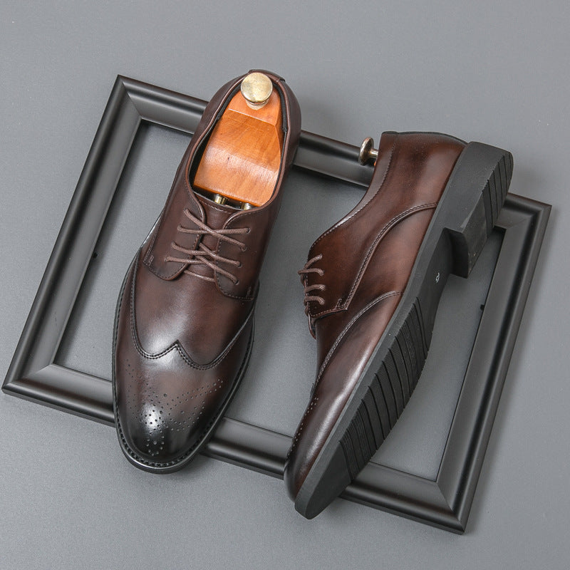 Men’s Classic Leather Oxford Dress Shoes